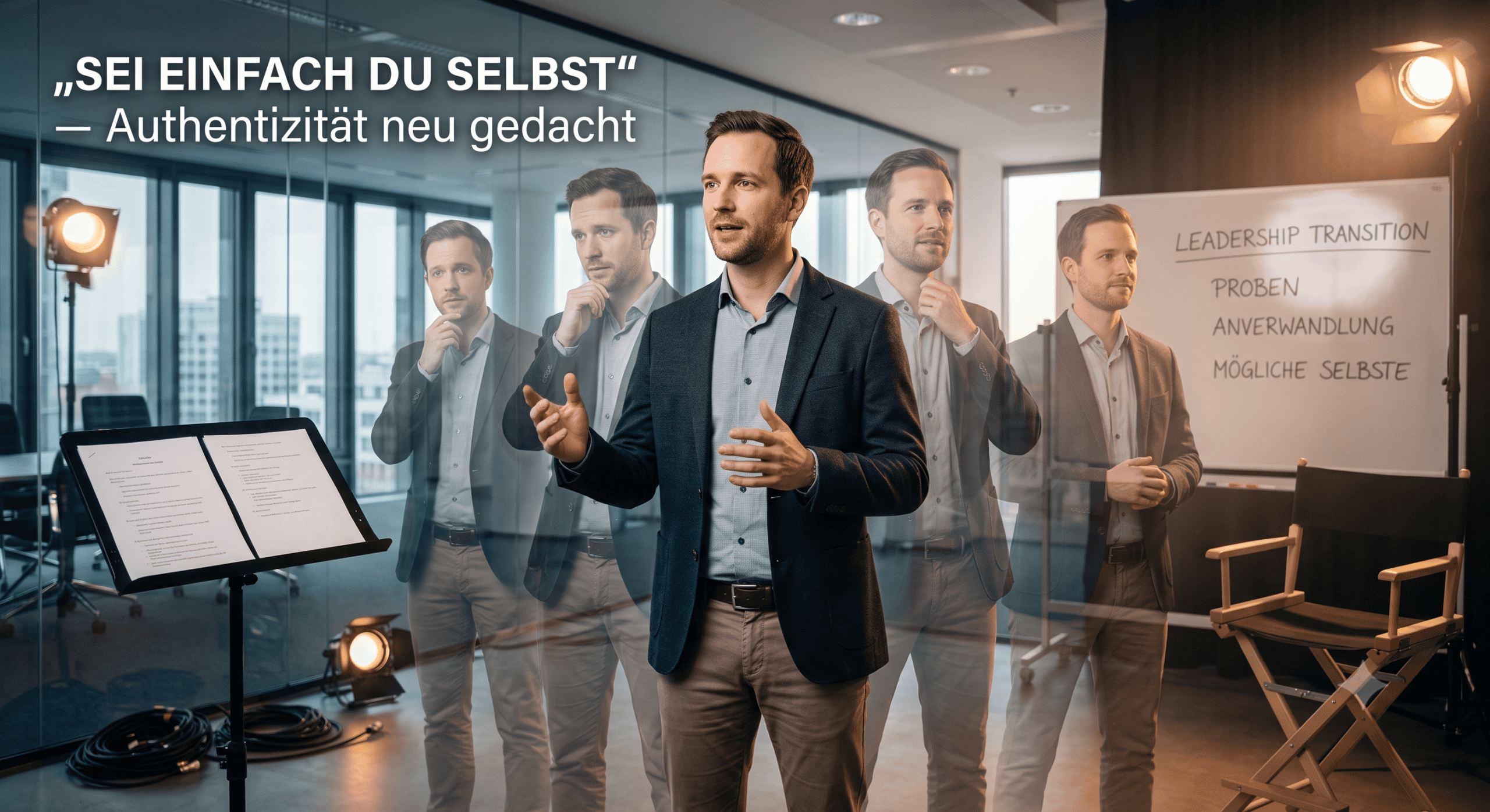 Authentizität im Beruf – Illustration zum Blogbeitrag von Werner Landsgesell
