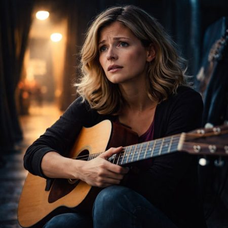 Musikerin mit Auftrittsangst vor Auftritt Wien